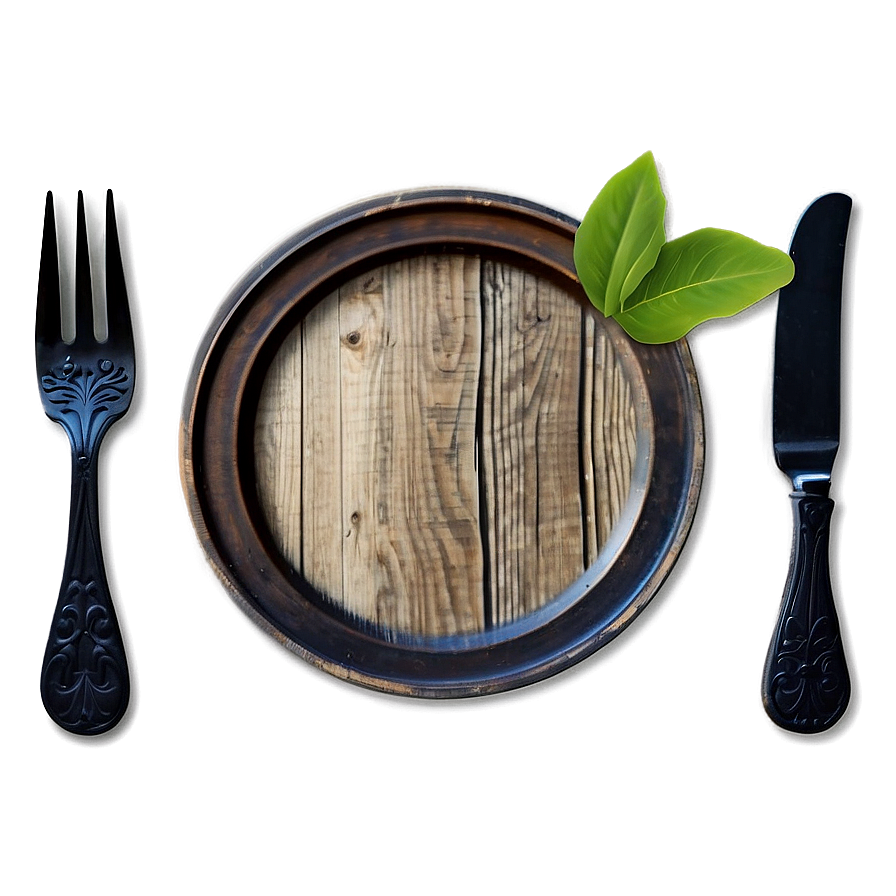 Rustic Farmhouse Plates Png 92 PNG image