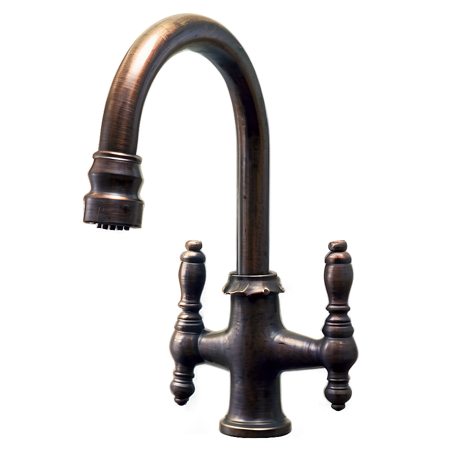 Rustic Farmhouse Sink Tap Png 06262024 PNG image