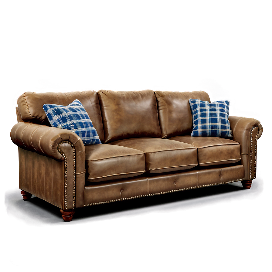 Rustic Farmhouse Sofa Png Tcy57 PNG image