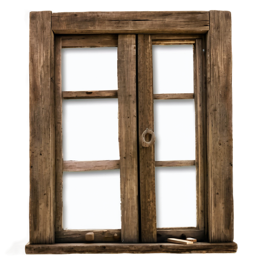 Rustic Farmhouse Window Png 05042024 PNG image