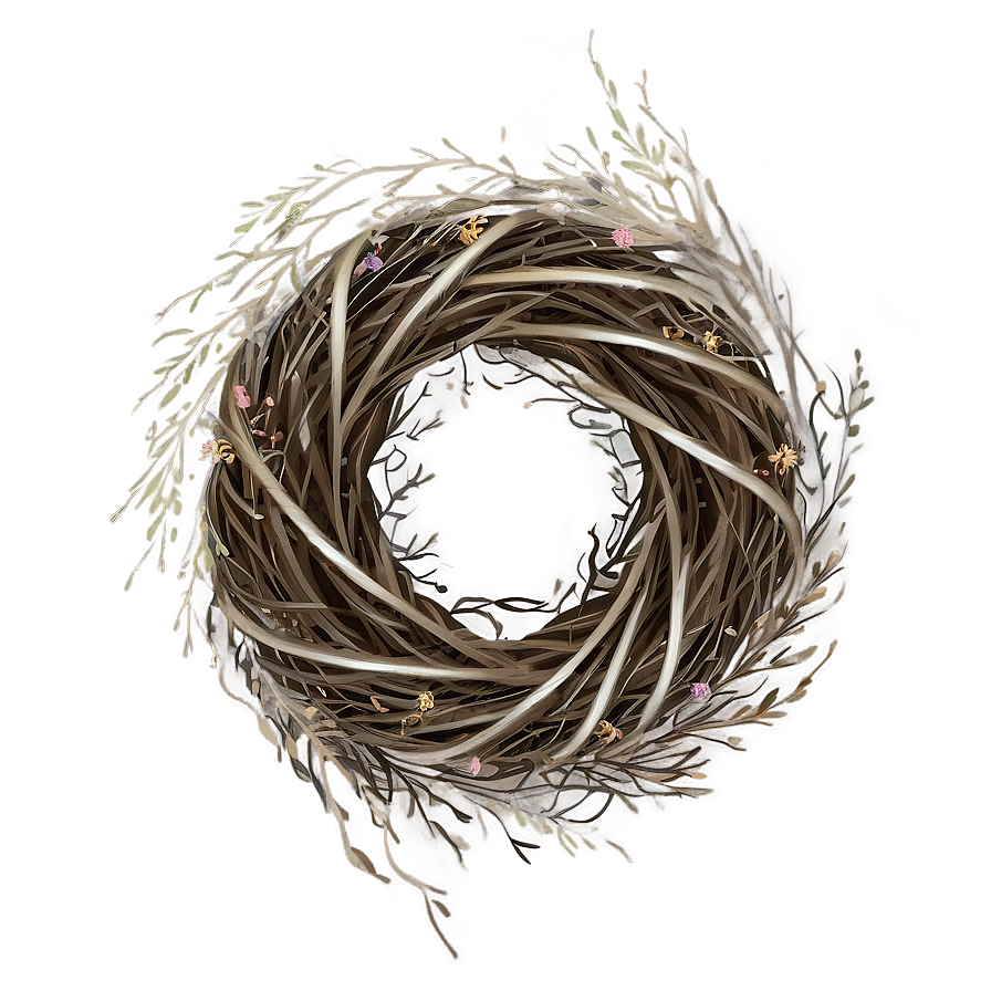 Rustic Farmhouse Wreath Png Bwh12 PNG image