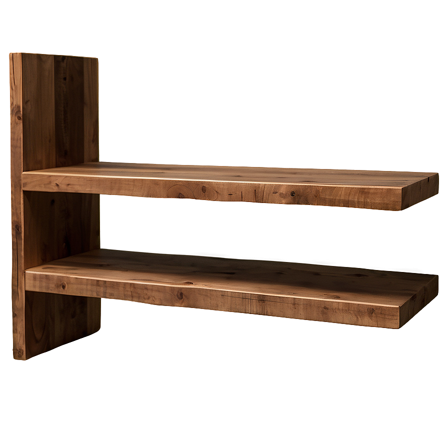 Rustic Floating Shelves Png 75 PNG image