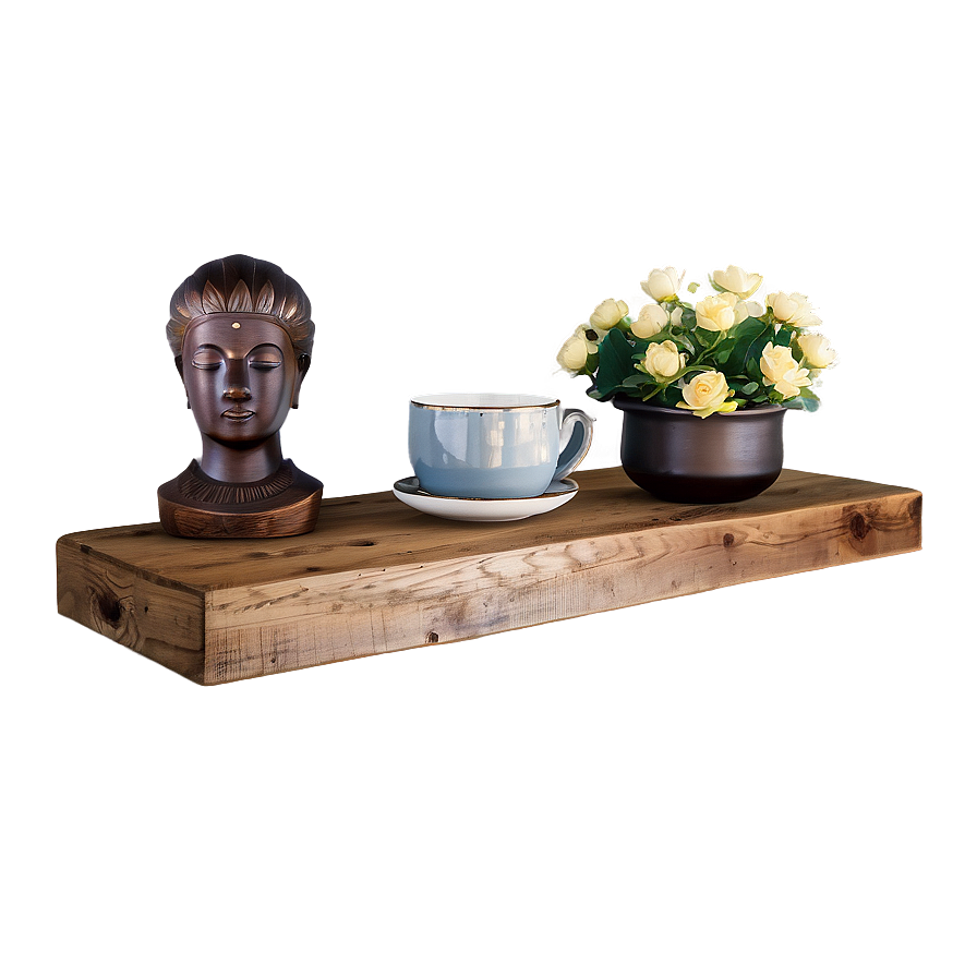 Rustic Floating Shelves Png 93 PNG image