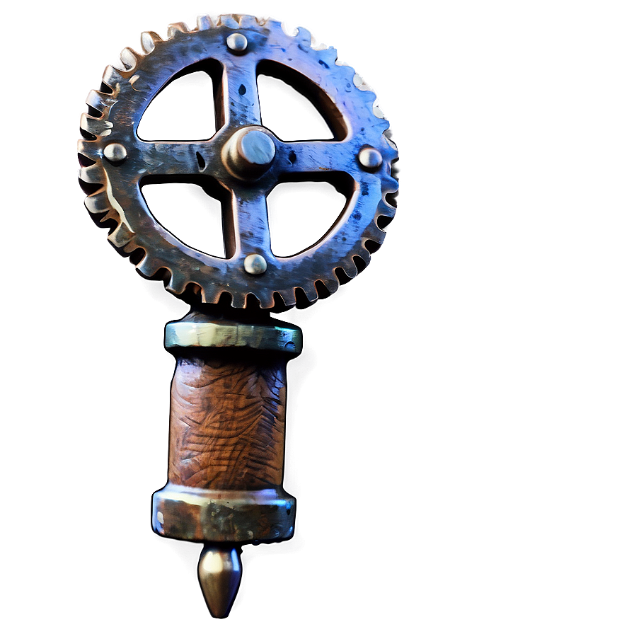 Rustic Gear Icon Png Paq PNG image