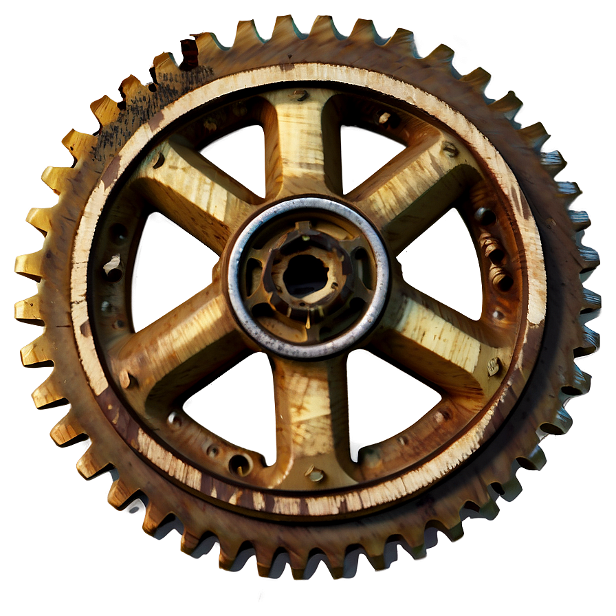 Rustic Gear Png 75 PNG image