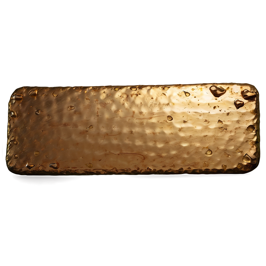 Rustic Gold Rectangle Png 34 PNG image