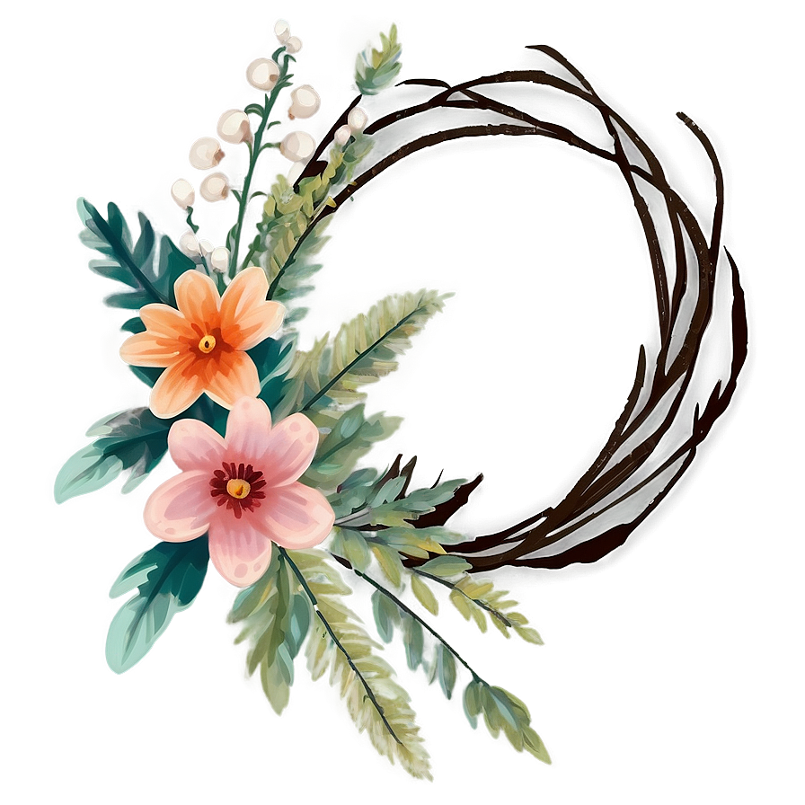 Rustic Indie Flower Decoration Png 73 PNG image