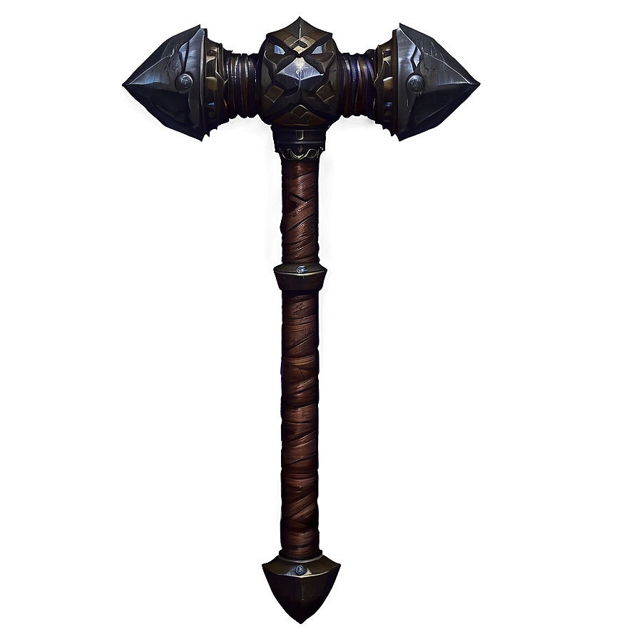 Rustic Iron Mace Png Wfp PNG image