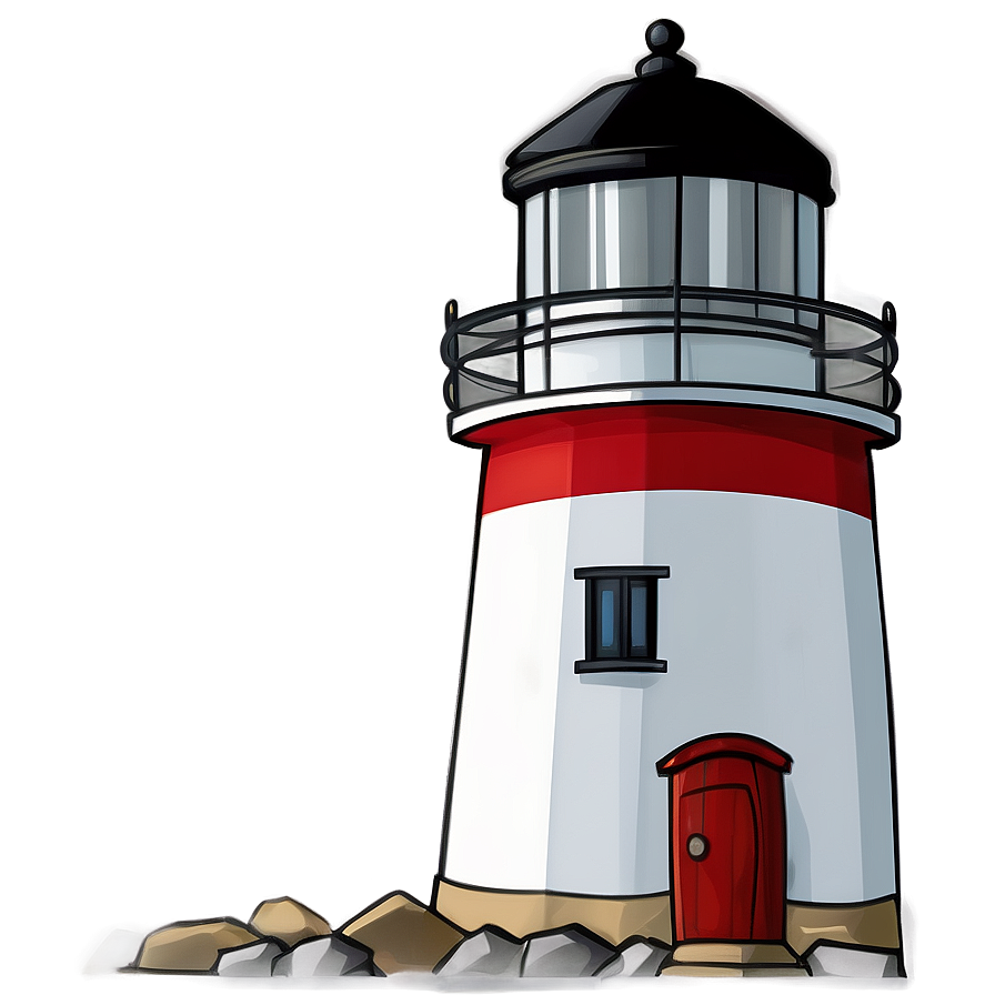 Rustic Lighthouse Drawing Png Cek PNG image