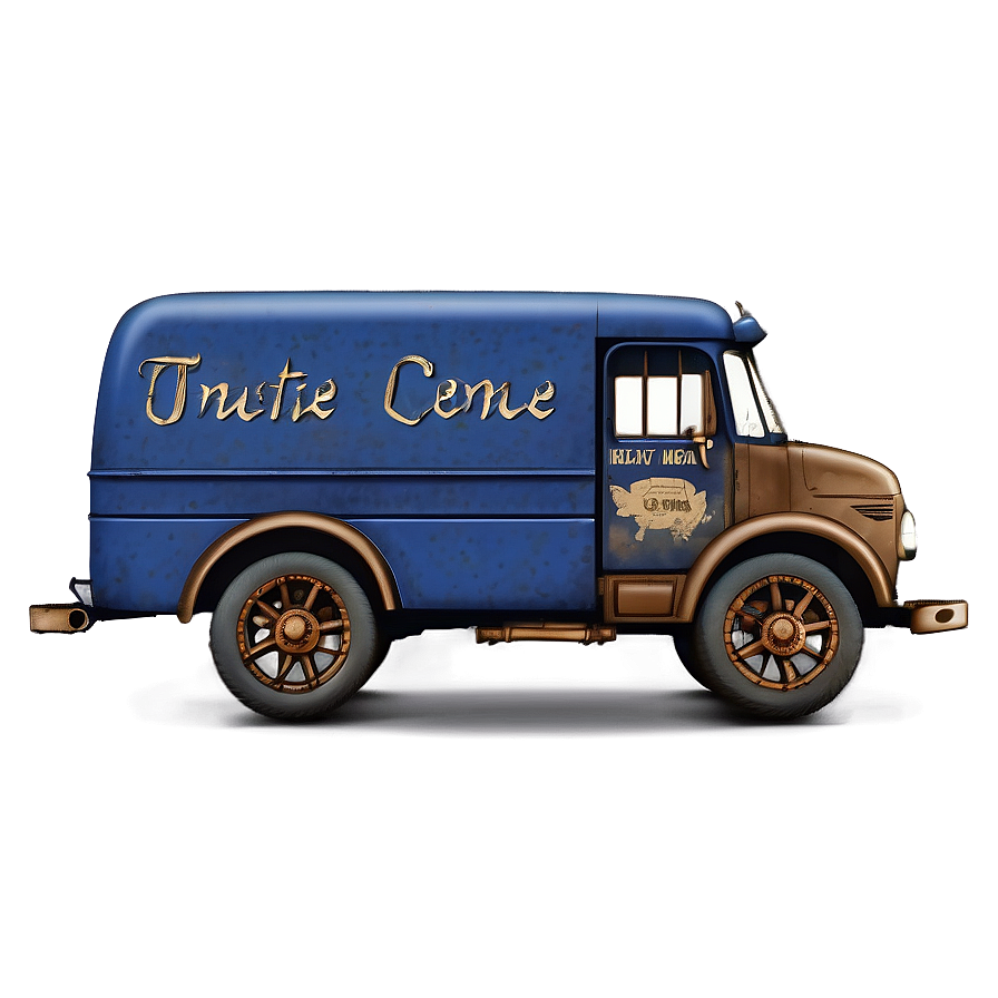 Rustic Mail Delivery Van Png 49 PNG image