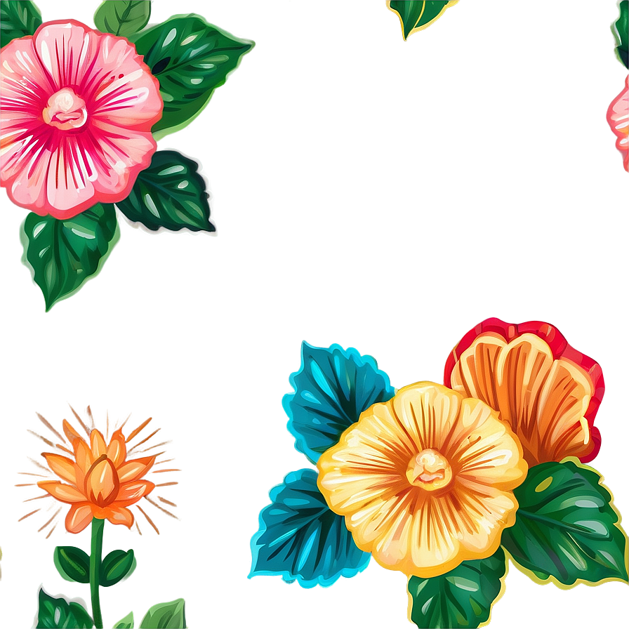 Rustic Mexican Flowers Png 51 PNG image