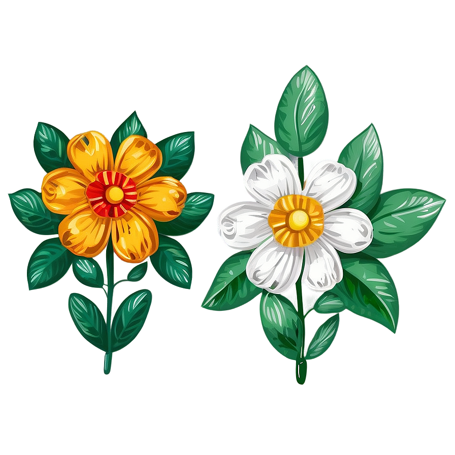 Rustic Mexican Flowers Png Rvo PNG image