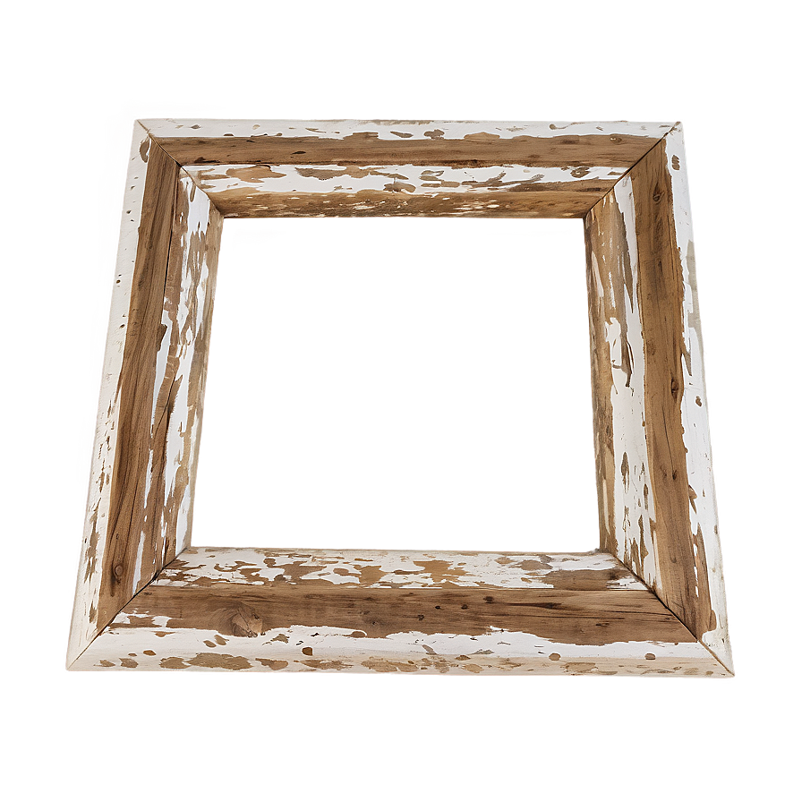 Rustic Mirror Frame Png Igh PNG image