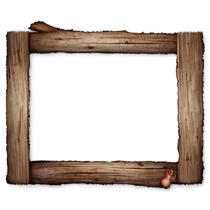 Rustic Photo Border Png Euf98 PNG image