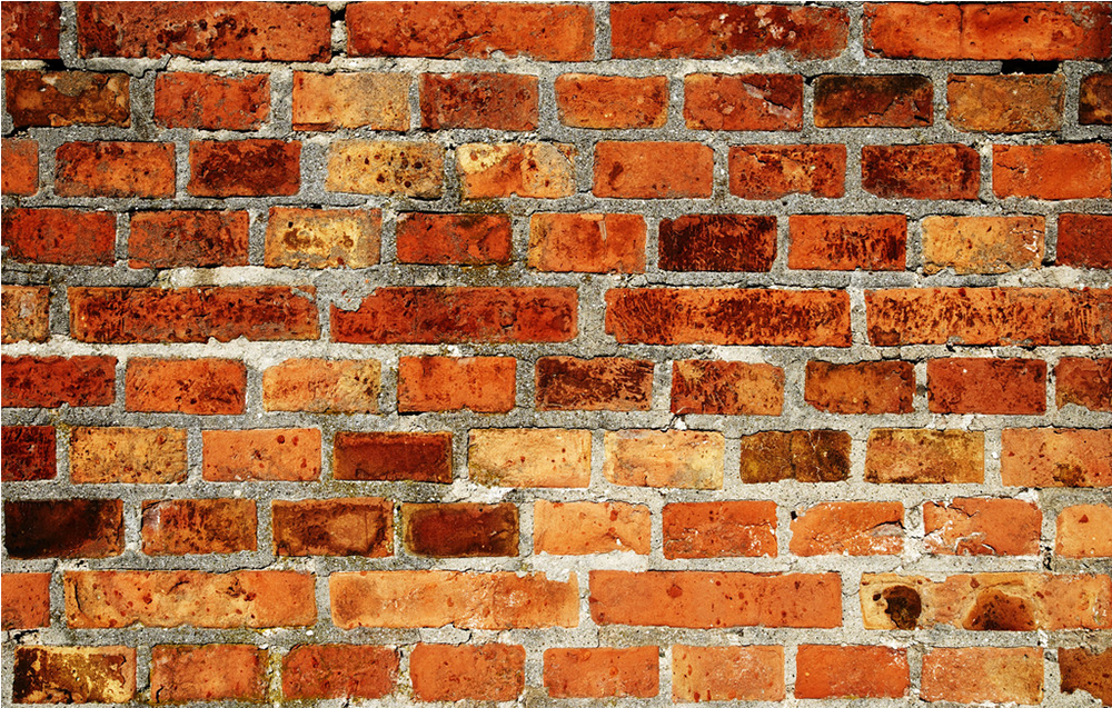 Rustic Red Brick Wall Texture PNG image