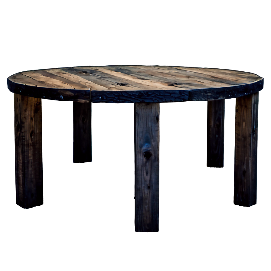 Rustic Round Table Charm Png Ixp PNG image