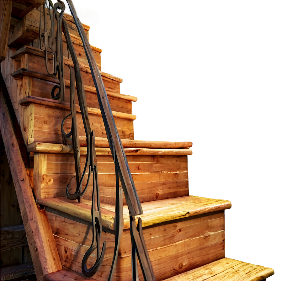 Rustic Staircase Png 46 PNG image