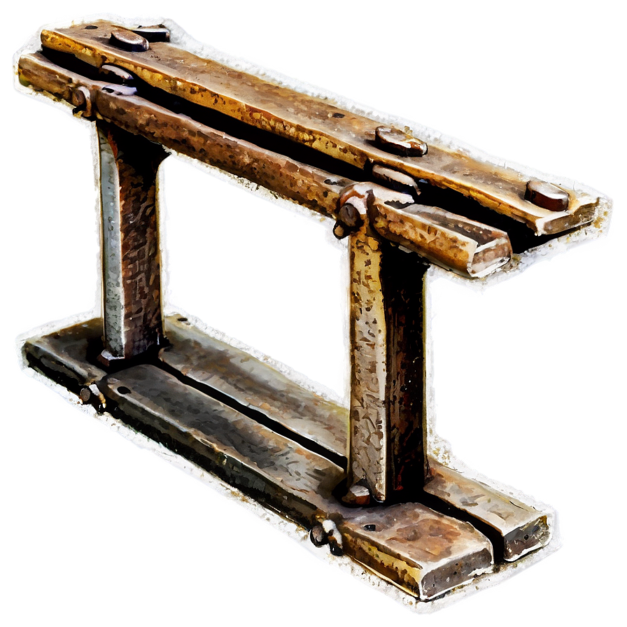 Rustic Steel Beam Png 06282024 PNG image