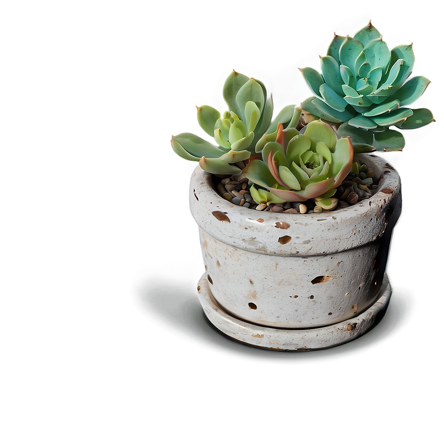 Rustic Succulent Pots Png Xuy55 PNG image