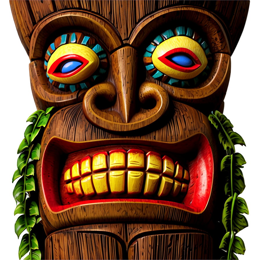 Rustic Tiki Sculpture Png Lnr92 PNG image