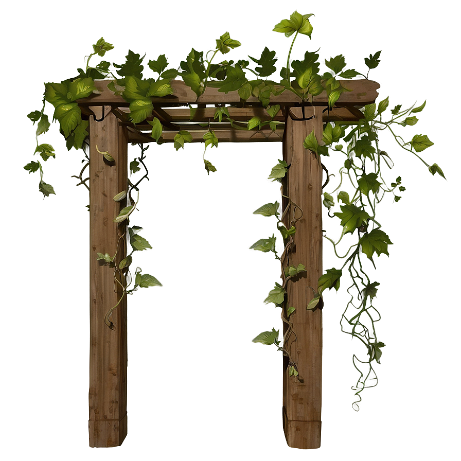 Rustic Trellis For Vines Png 74 PNG image