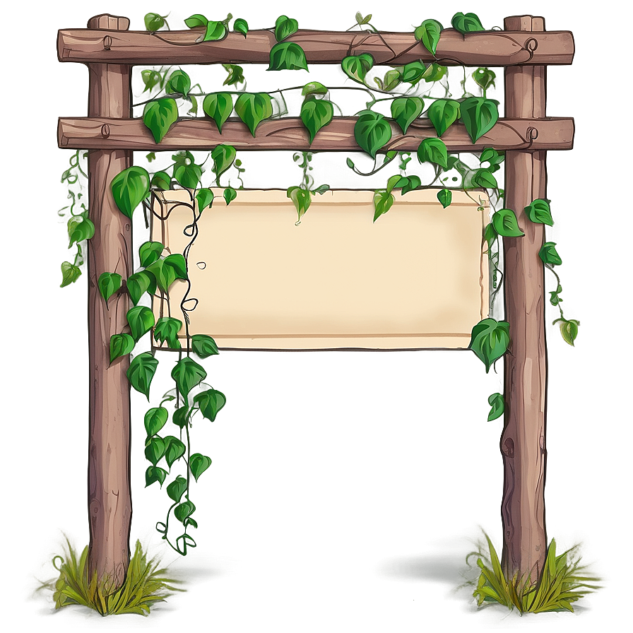 Rustic Trellis For Vines Png Has PNG image