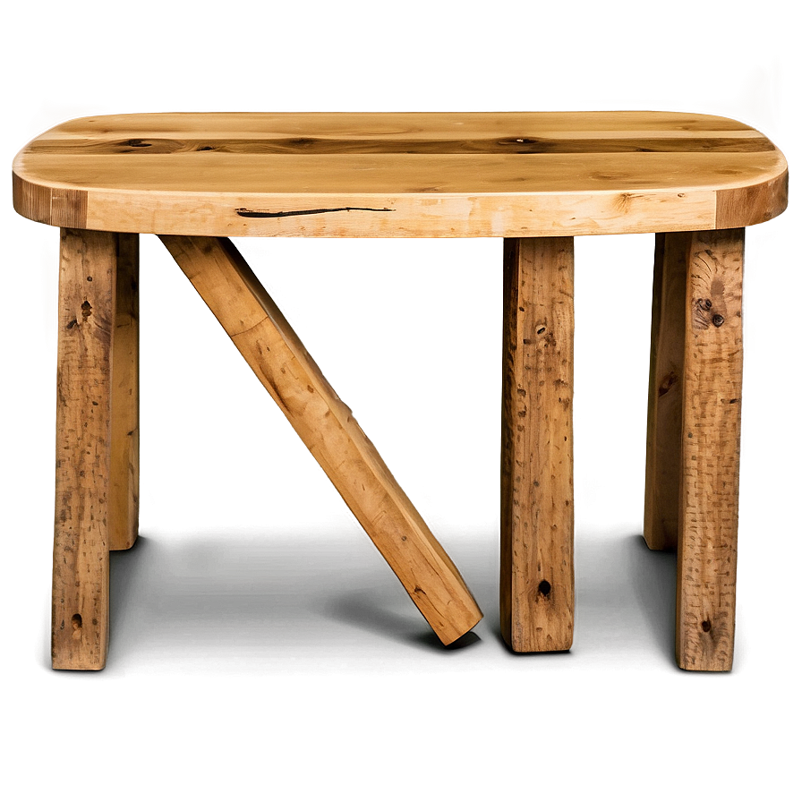 Rustic Wood Desk Png Evx44 PNG image