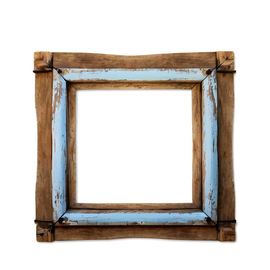 Rustic Wood Frame Png Hsg86 PNG image