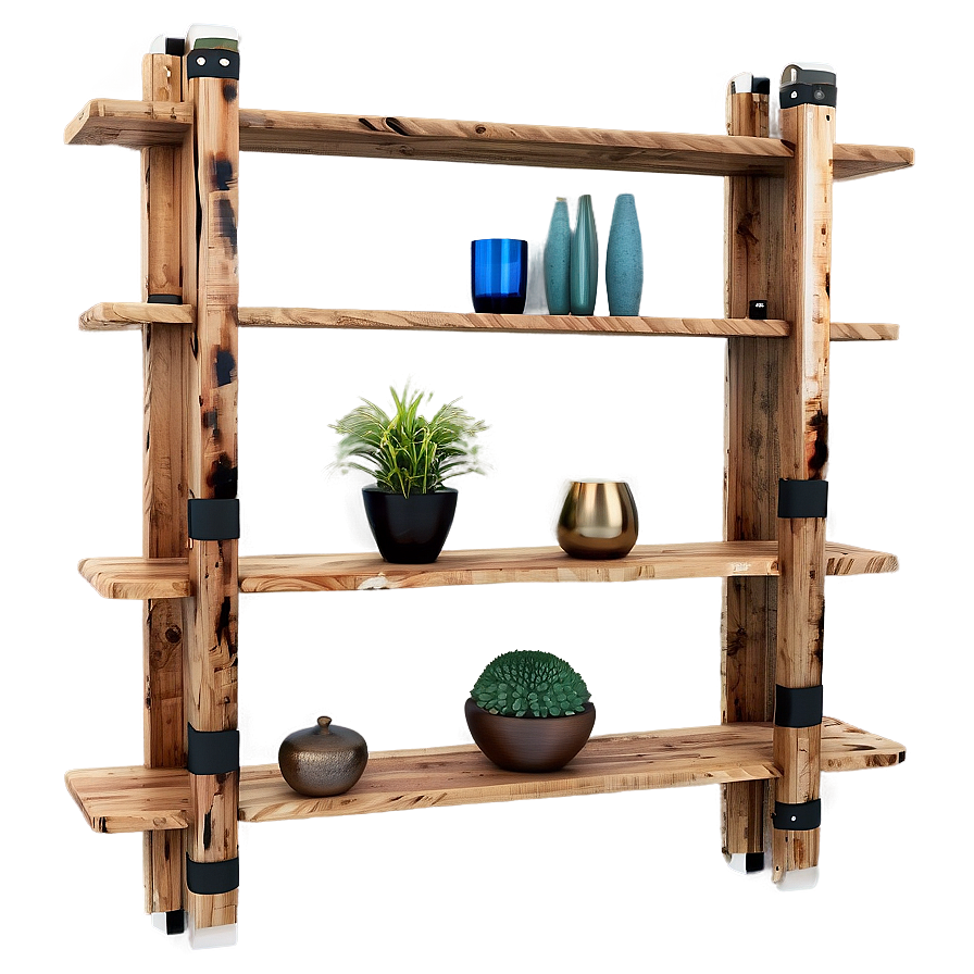 Rustic Wood Shelf Styles Png 88 PNG image