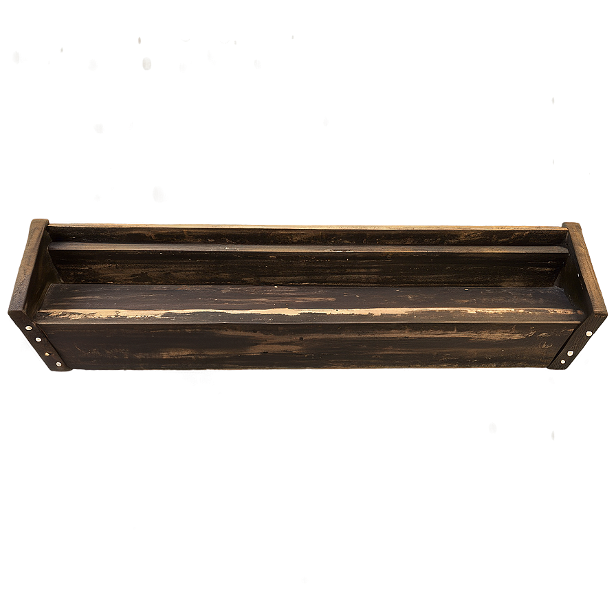 Rustic Wood Wall Shelf Png 06282024 PNG image