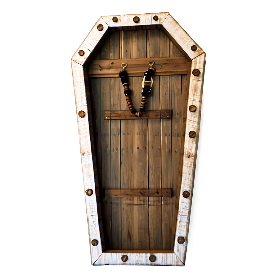 Rustic Wooden Coffin Png 55 PNG image