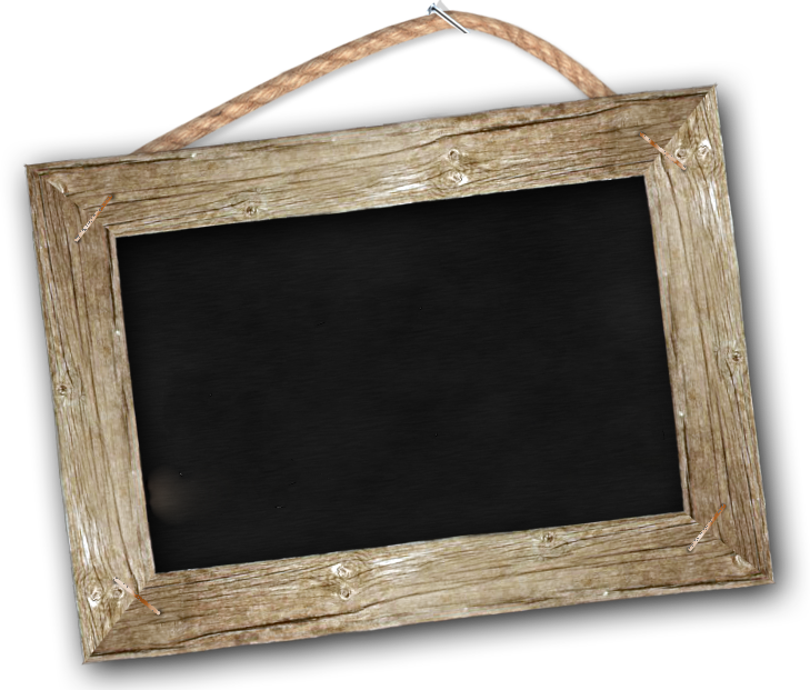 Rustic Wooden Photo Frame PNG image