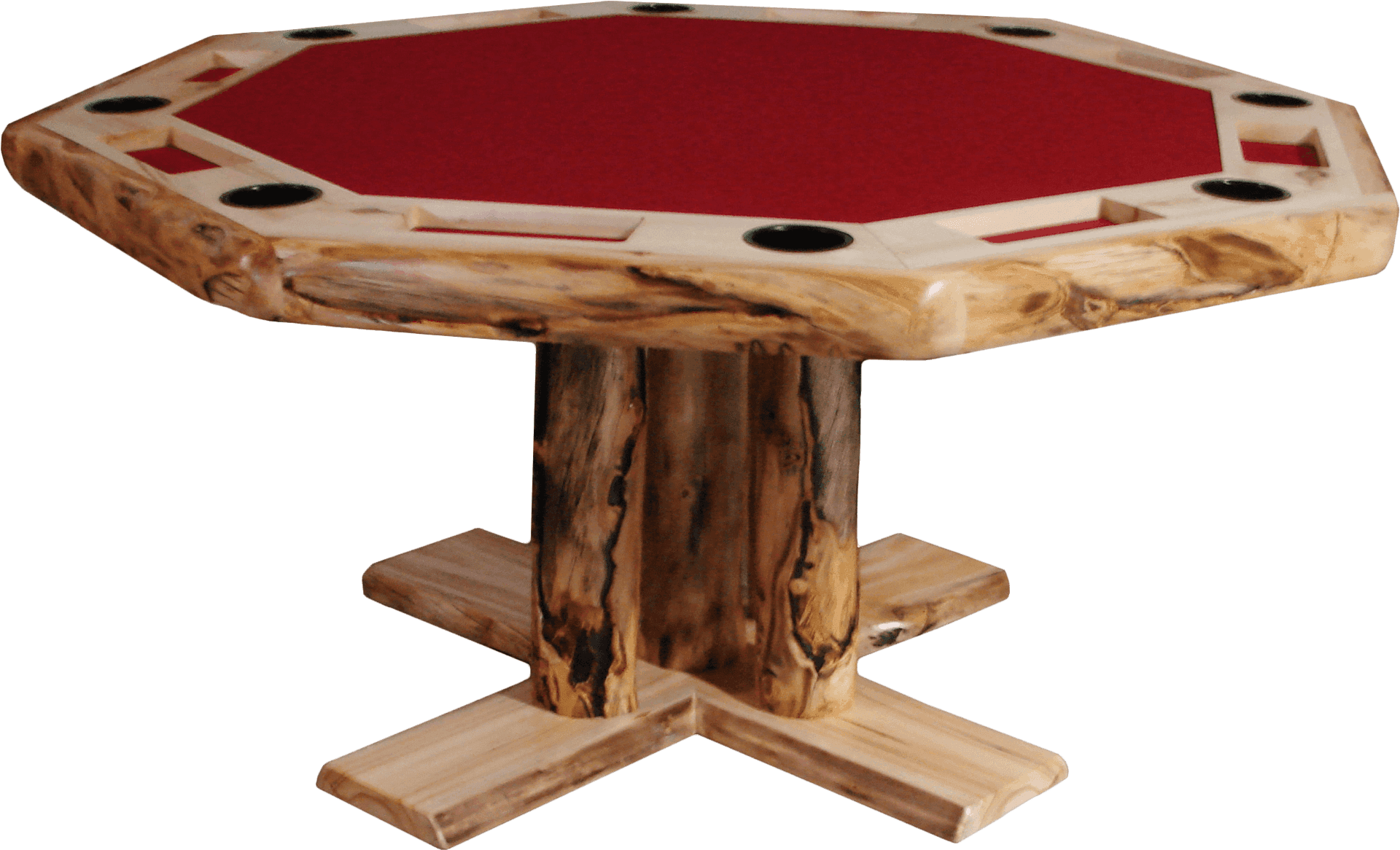 Rustic Wooden Poker Table.png | PNGpix.com