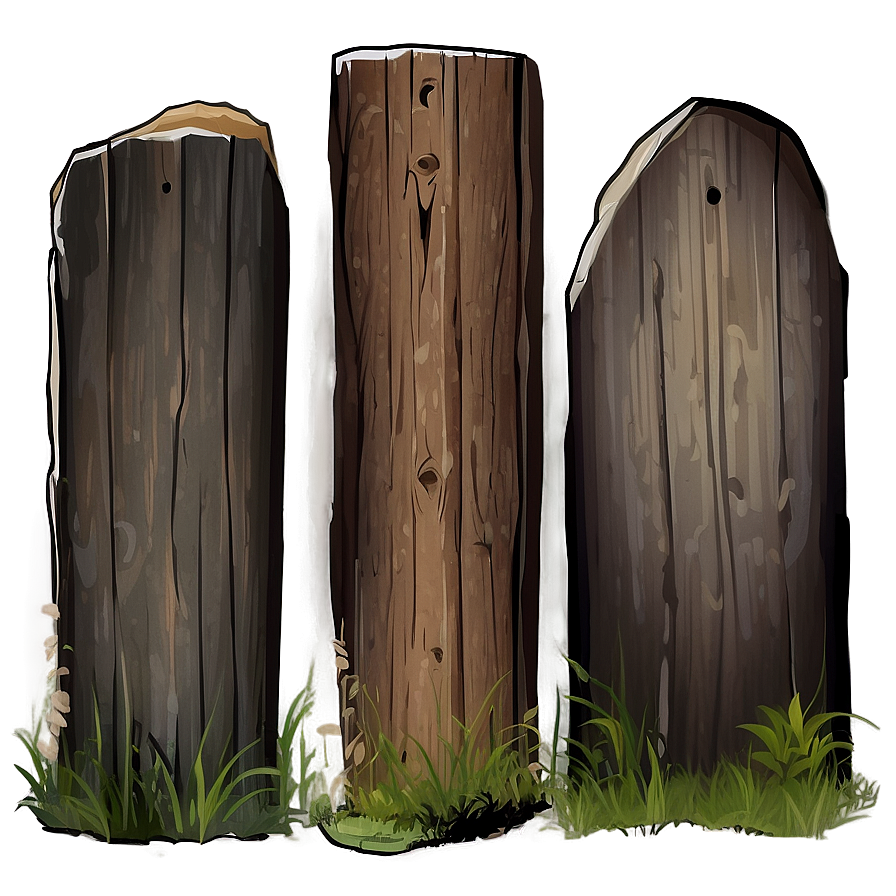 Rustic Wooden Post Png Lrm PNG image