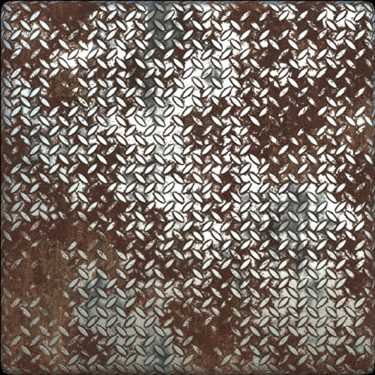 Rusty Diamond Plate Texture PNG image