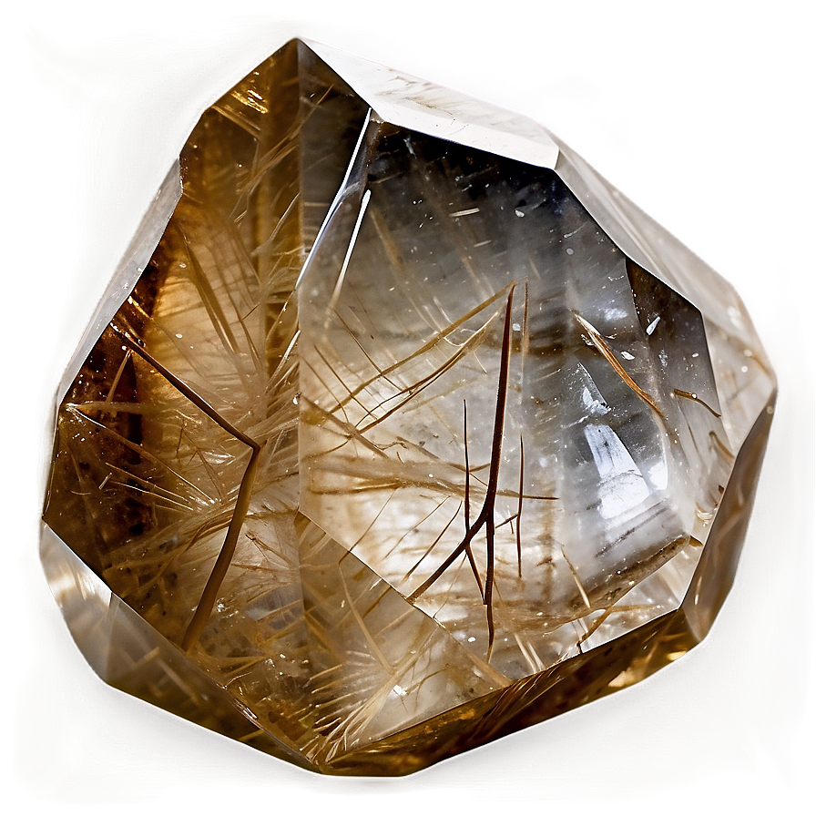 Rutilated Quartz Crystal Png 06132024 PNG image