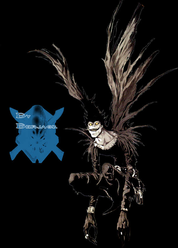 Ryuk Death Note Anime Character PNG image
