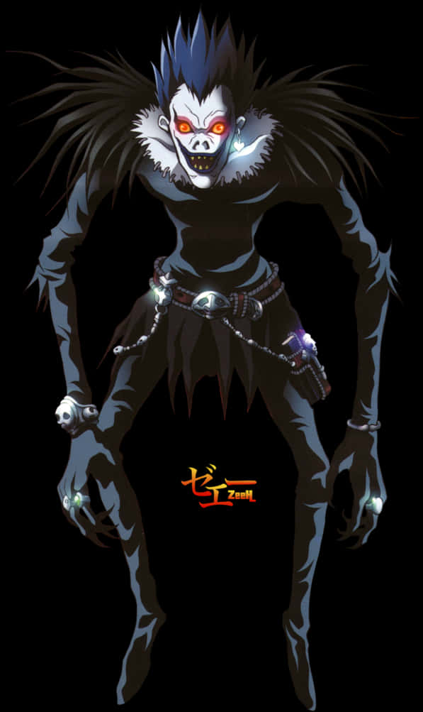 Ryuk Death Note Anime Character PNG image