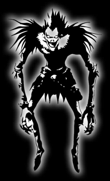 Ryuk Silhouette Death Note PNG image