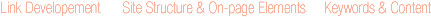S E O Strategy Components Orange Banner