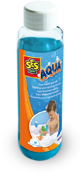 S E S Aqua Super Bubble Bath Mix Bottle PNG image