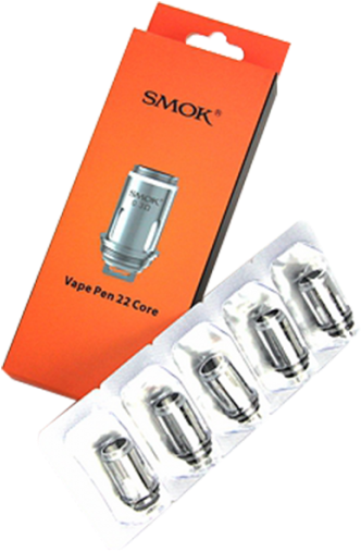 S M O K Vape Pen22 Core Replacement Coils PNG image