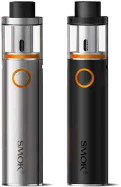 S M O K Vape Pens Silver Black PNG image