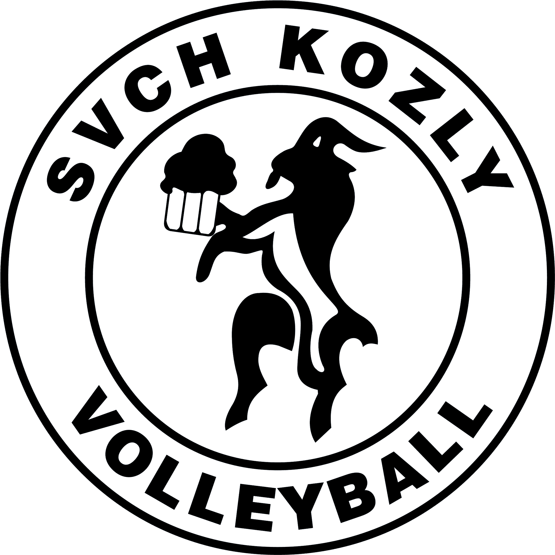 S V C H Kozly Volleyball Logo PNG image