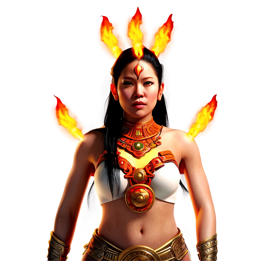 Sacred Flame Goddess Png 1 PNG image