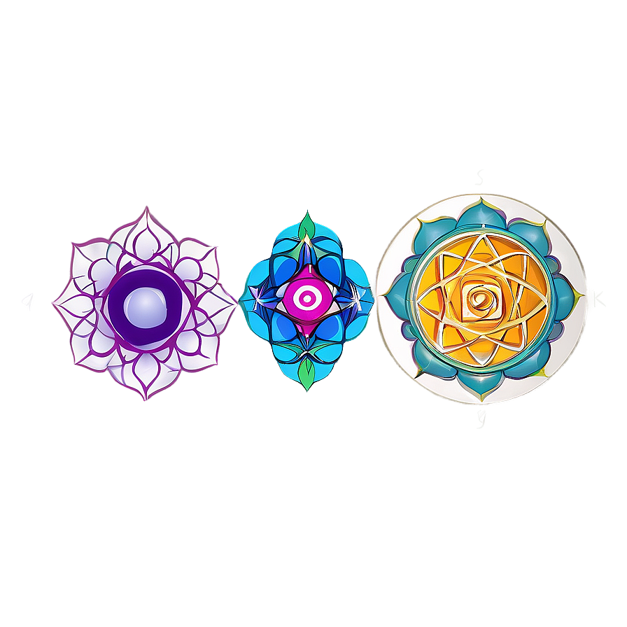 Sacred Geometry Chakra Symbols Png Pym66 PNG image