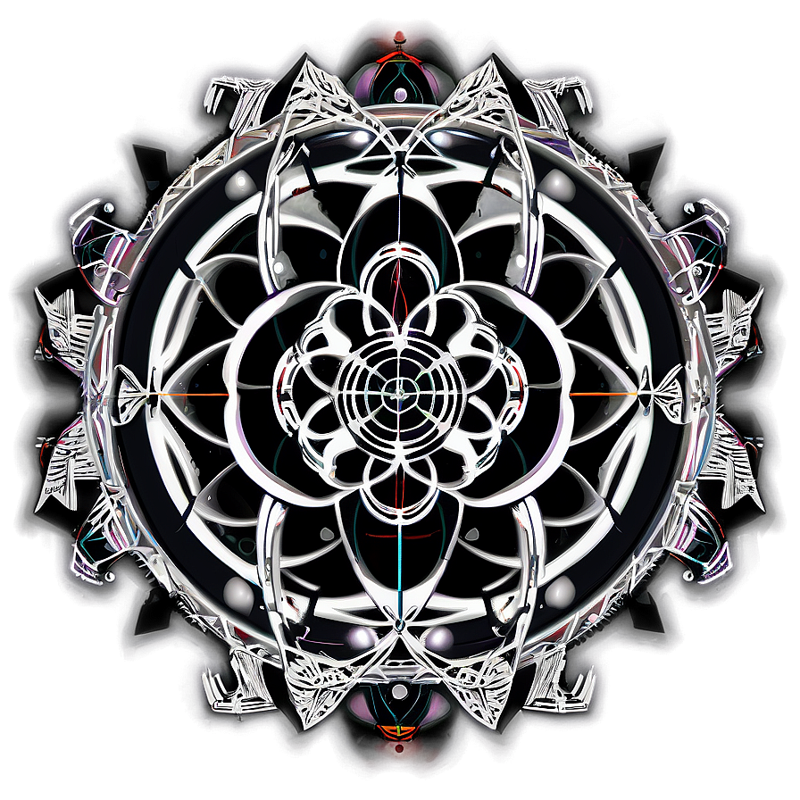 Sacred Geometry Tattoo Flash Png 06252024 PNG image