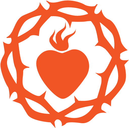 Sacred Heart Flame Graphic PNG image