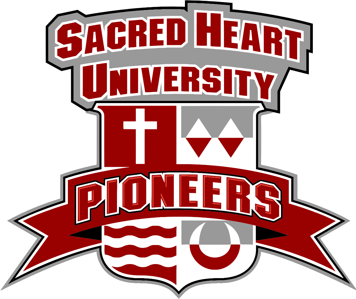 Sacred Heart University Pioneers Logo PNG image