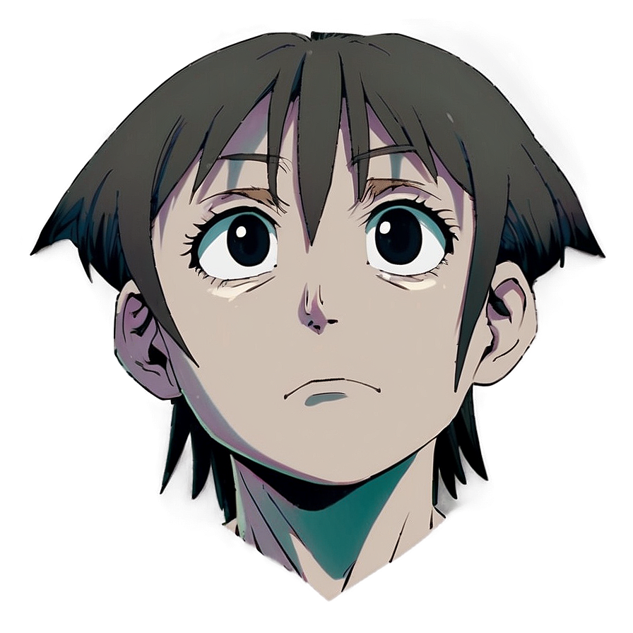 Sad Anime Face Png Obr46 PNG image